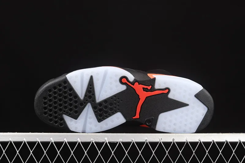 All categories Air Jordan Jordan series basketball shoes Air Jordan 6 G version Air Jordan 6 Infrared AJ6 black red Joe 6 black infrared 3M reflective basketball men's shoes 384664-060